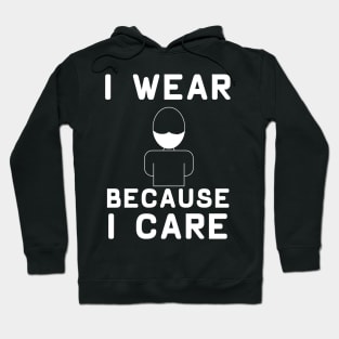 Wear Because You Care Dark Hoodie